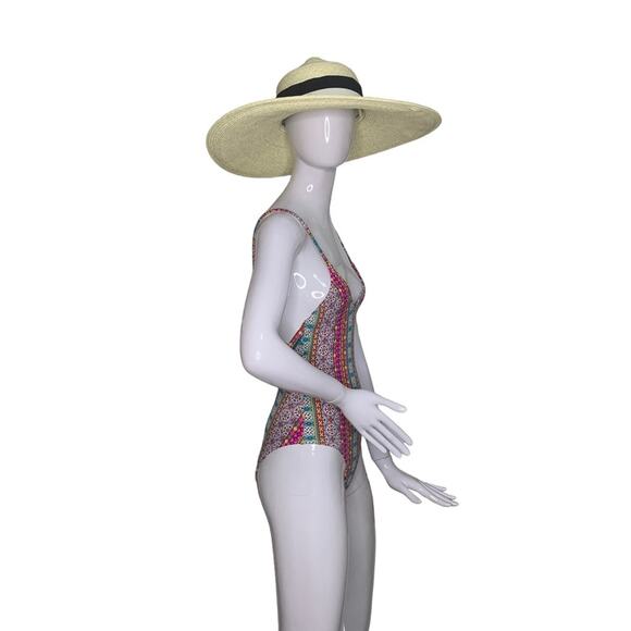 Xhilaration One Piece Bathing Suit Size XS Moroccan Print - Picture 10 of 16